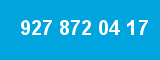 927 872 04 17 927 872 04 17